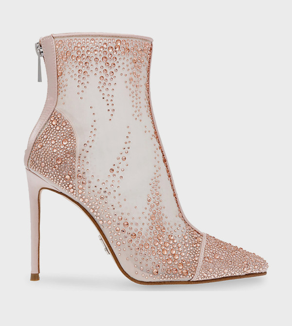 Steve Madden  Boots - Pink Ankle length Boots
