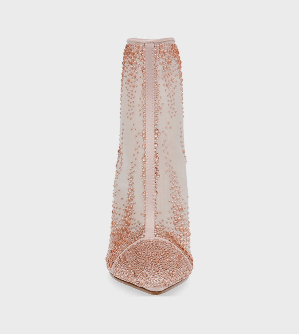 Steve Madden  Boots - Pink Ankle length Boots