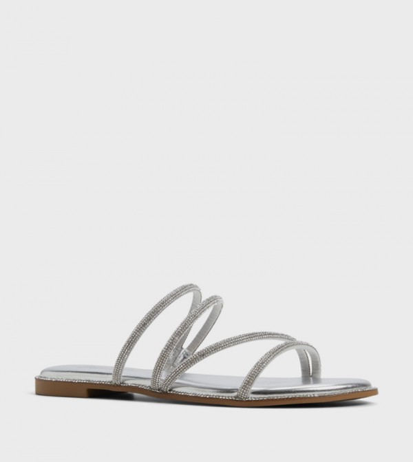 Call it Spring Call It Spring - Silver Flat Sandals