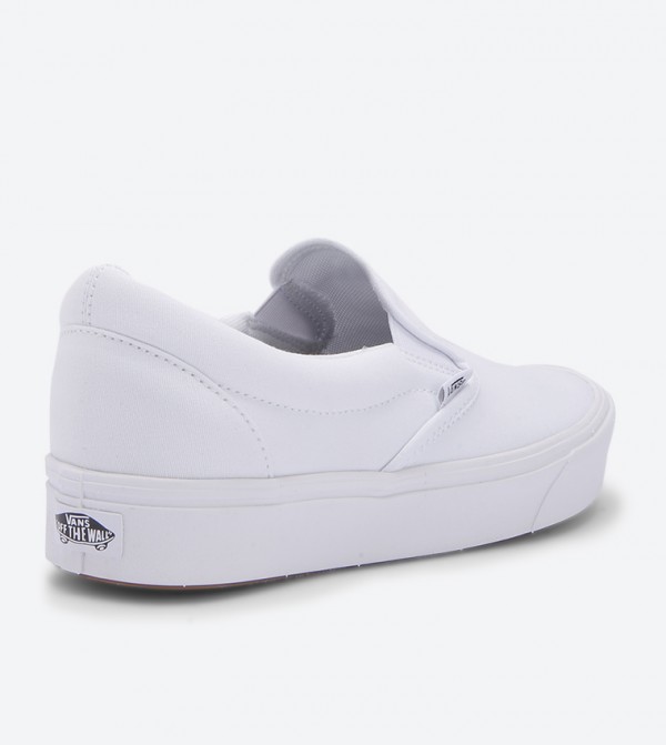 Vans Vans - White Slip-ons
