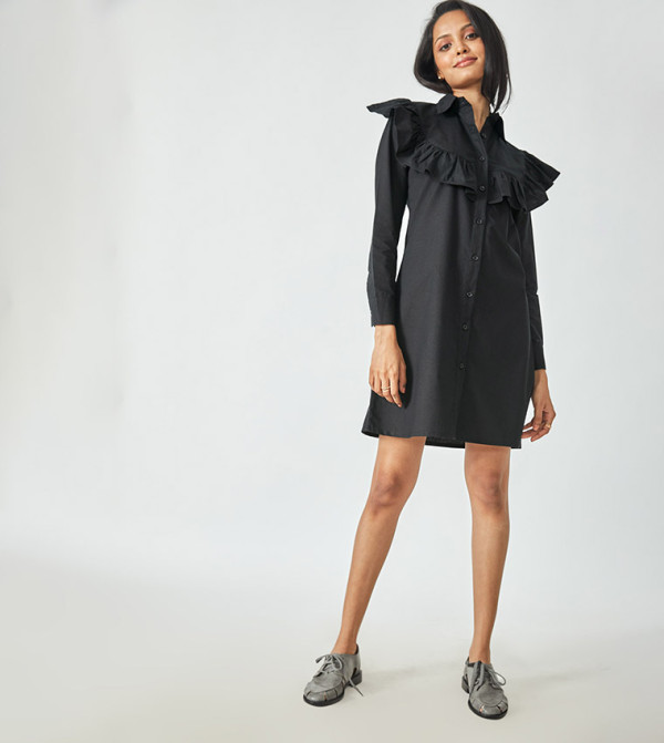 ذا ليبل لايف&nbsp; ذا ليبل لايف - أسود فساتين كاجوال