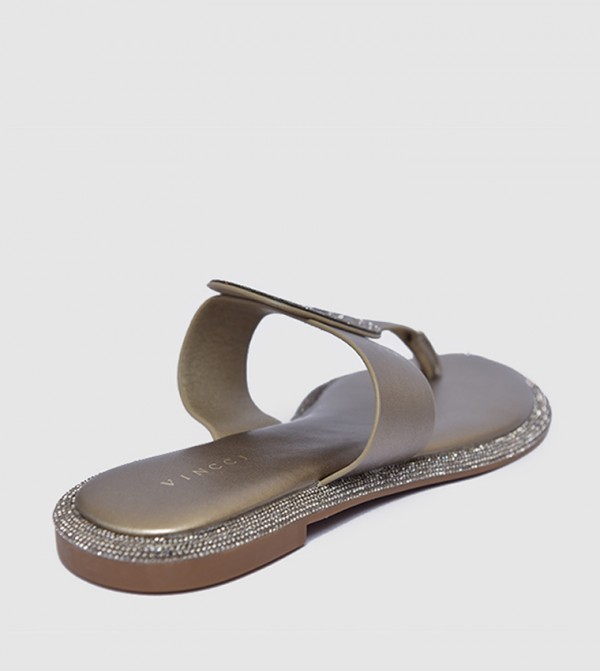 VINCCI VINCCI - Brown Flat Sandals