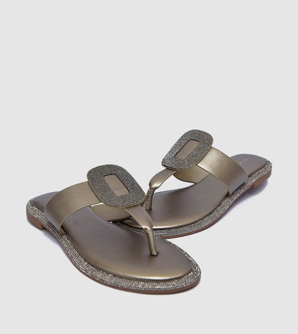 VINCCI VINCCI - Brown Flat Sandals