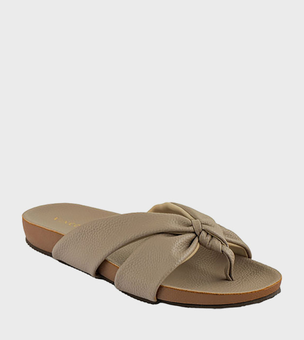 VINCCI  - Taupe Flat Sandals