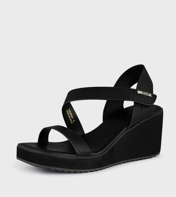 فينتشي فينتشي - أسود أحذية كعب سميك