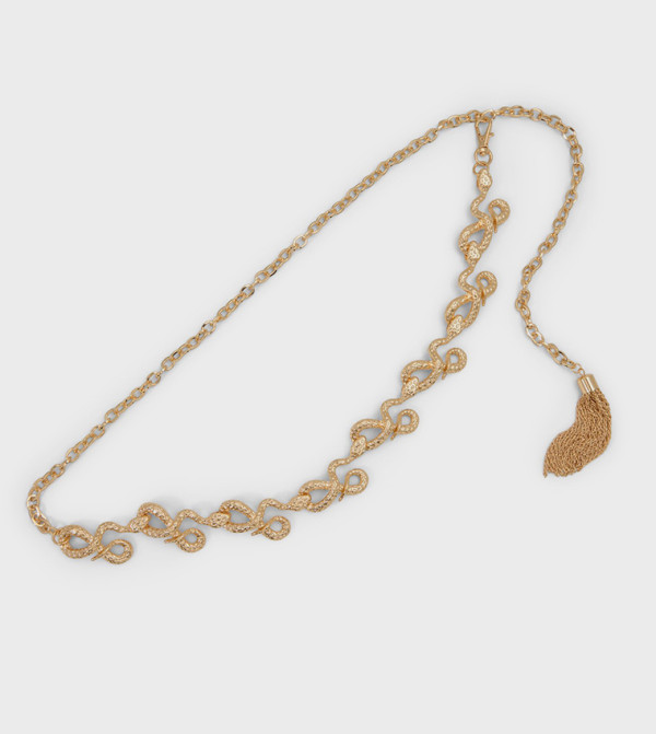 Aldo Accessories Belts - Gold Non Leather Belts