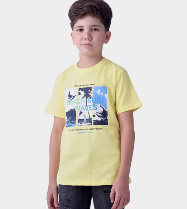 فيكتور آند جين  - أصفر T-shirts