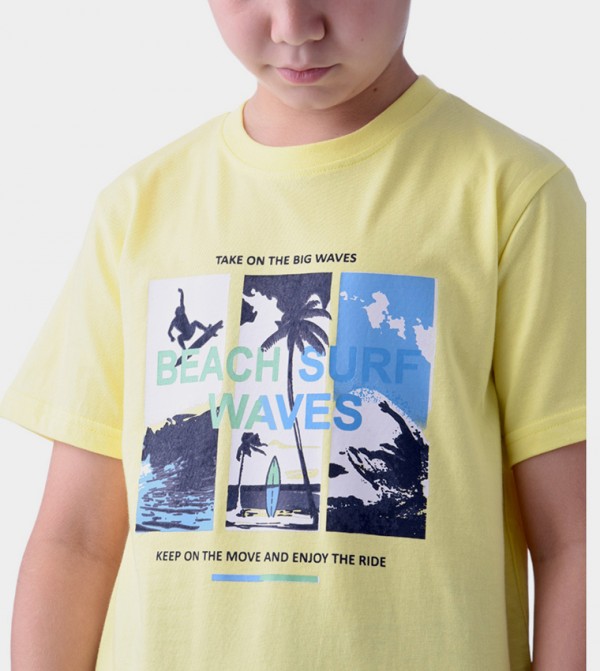 فيكتور آند جين  - أصفر T-shirts