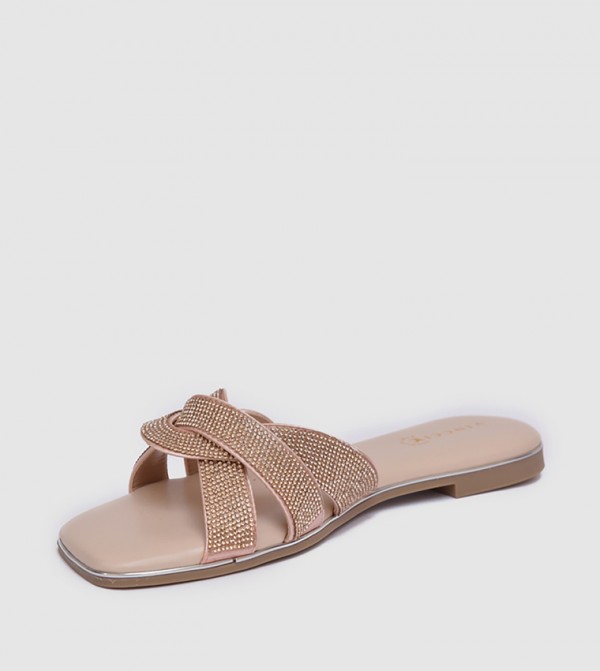 VINCCI  - Pink Flat Sandals