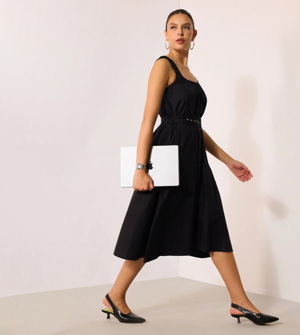فيرجيو VIRGIO - أسود Midi Dresses