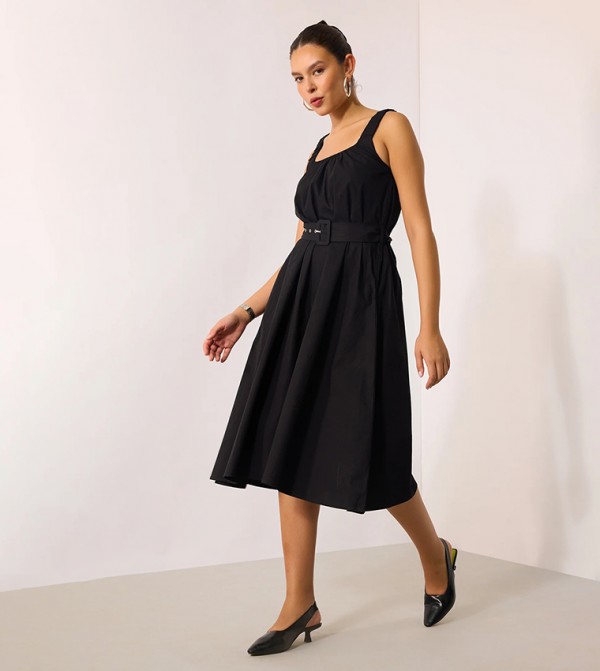 فيرجيو VIRGIO - أسود Midi Dresses