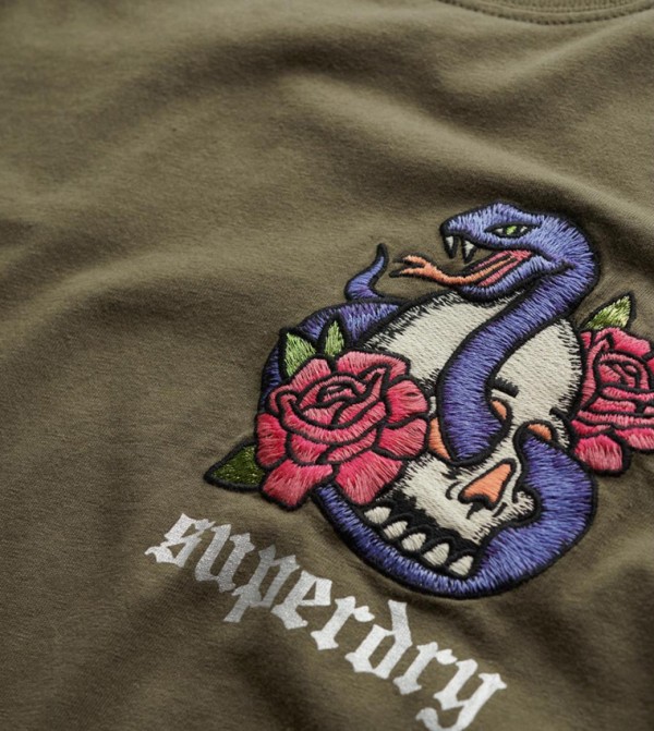 Superdry  - Khaki Casual T-Shirts