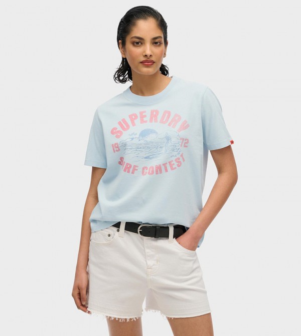 Superdry  - Blue Casual T-Shirts