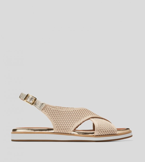 كول هان  - بيج Flat Sandals