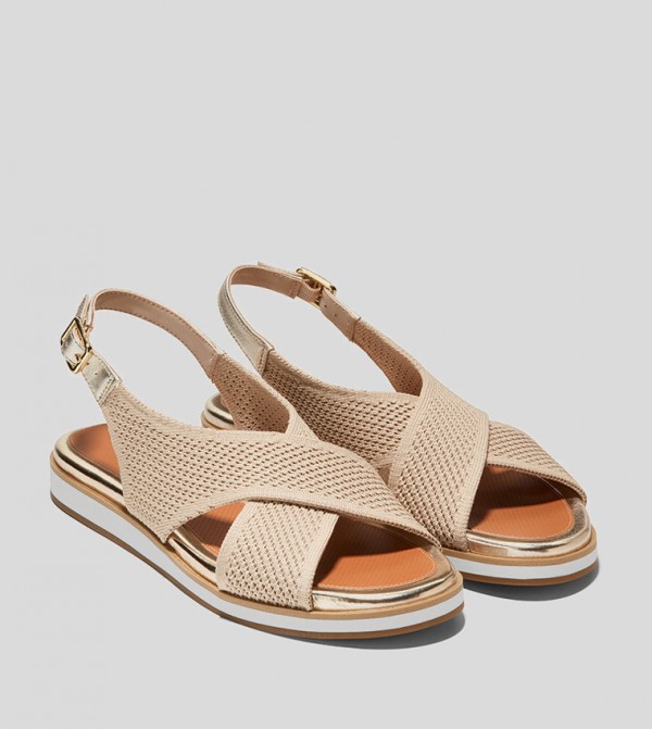 كول هان  - بيج Flat Sandals