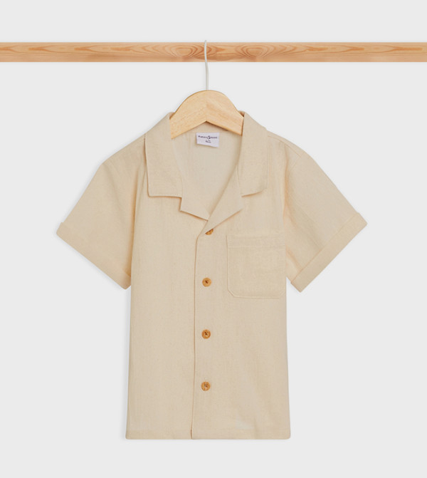 BABIES & MORE  Sets - Beige Shirts & Bottoms