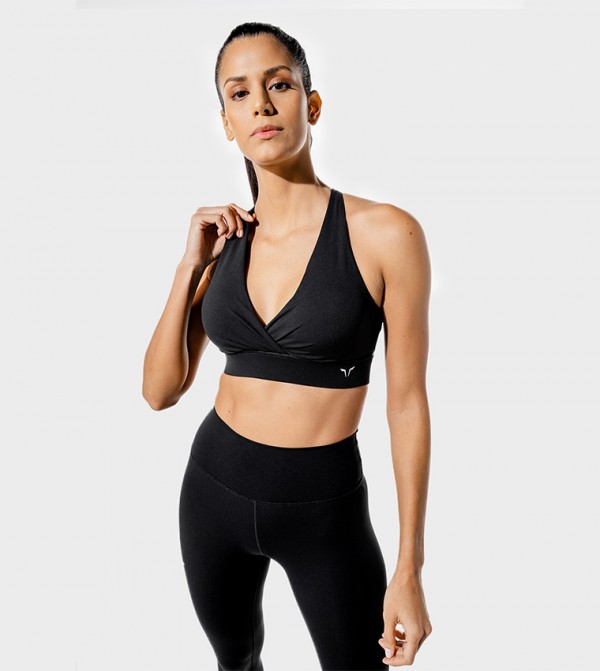 SQUATWOLF Sportswear - Black Sports Bras