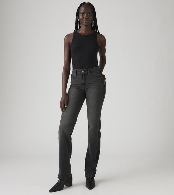 Levi's  Clothing - Black Straight Jeans