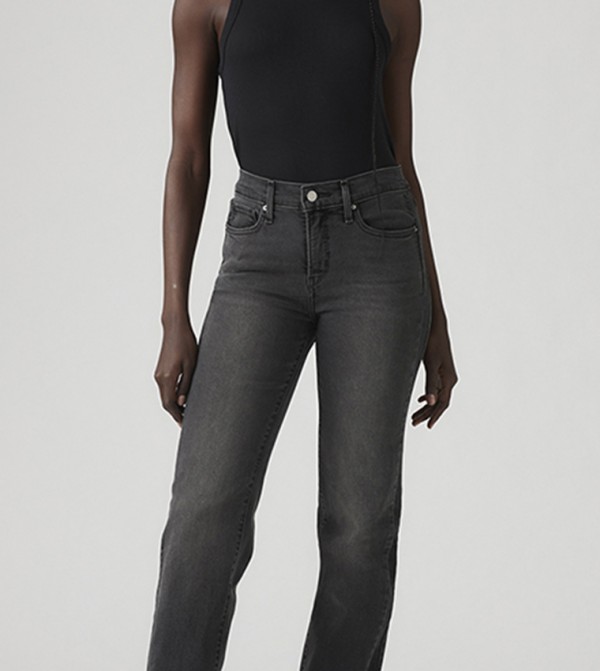 Levi's  Clothing - Black Straight Jeans
