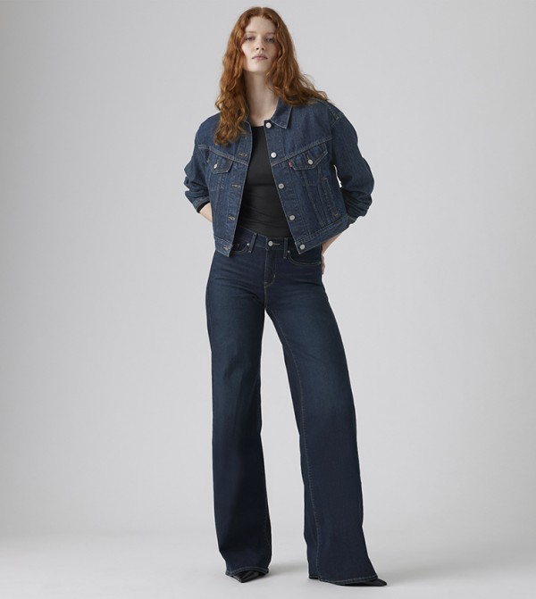 Levi's  Clothing - Navy Wide Leg Jeans