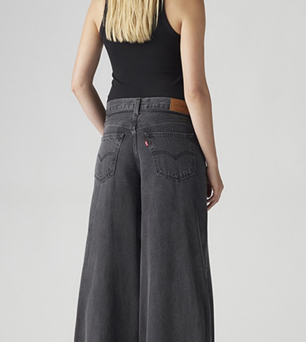 Levi's  Clothing - Black Wide Leg Jeans