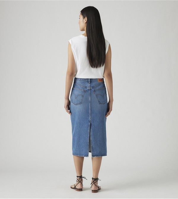 ليفايز ليفايز - أزرق Midi Skirts