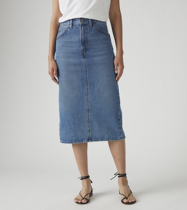 ليفايز ليفايز - أزرق Midi Skirts