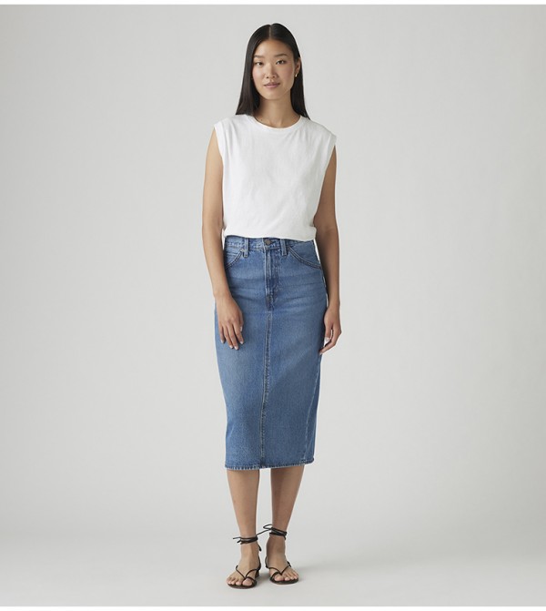 ليفايز ليفايز - أزرق Midi Skirts