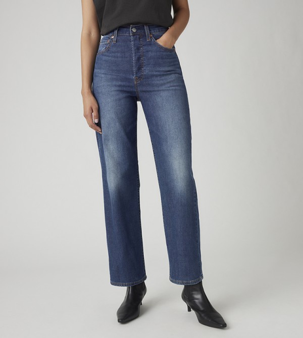 ليفايز ليفايز - أزرق Straight Jeans