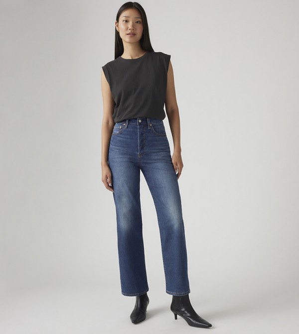 ليفايز ليفايز - أزرق Straight Jeans