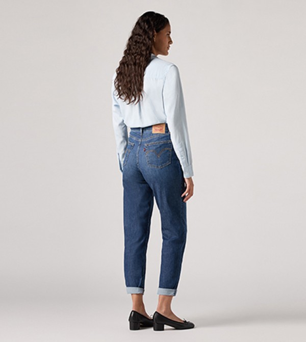 ليفايز  ملابس - أزرق Boyfriend jeans