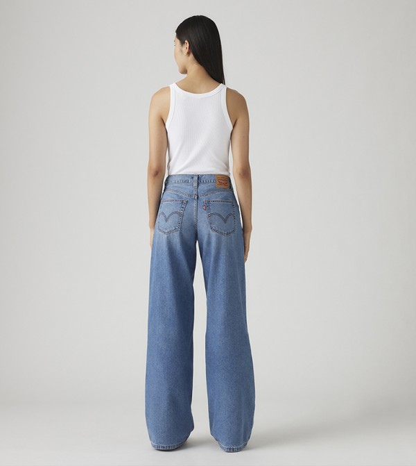 ليفايز ليفايز - أزرق Wide Leg Jeans