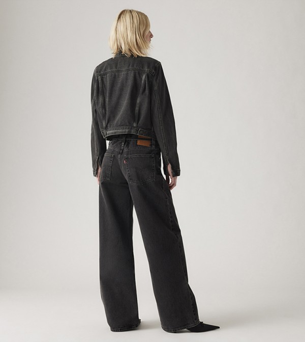 Levi's  HourglassBodyType - Black Wide Leg Jeans