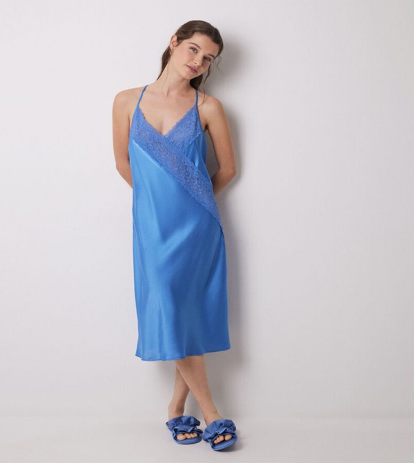 Women’secret Night Dress & Gowns - Blue Night Dress & Gowns