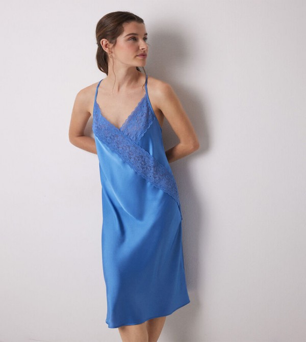 Women’secret Night Dress & Gowns - Blue Night Dress & Gowns