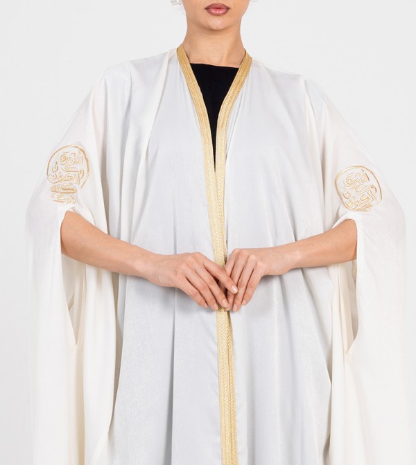 Rosette Abaya  ramadan - Off White Abayas