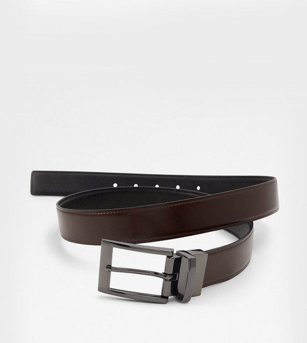 Aldo Accessories  Belts - Black Leather Belts