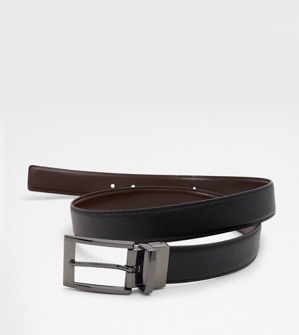 Aldo Accessories  Belts - Black Leather Belts
