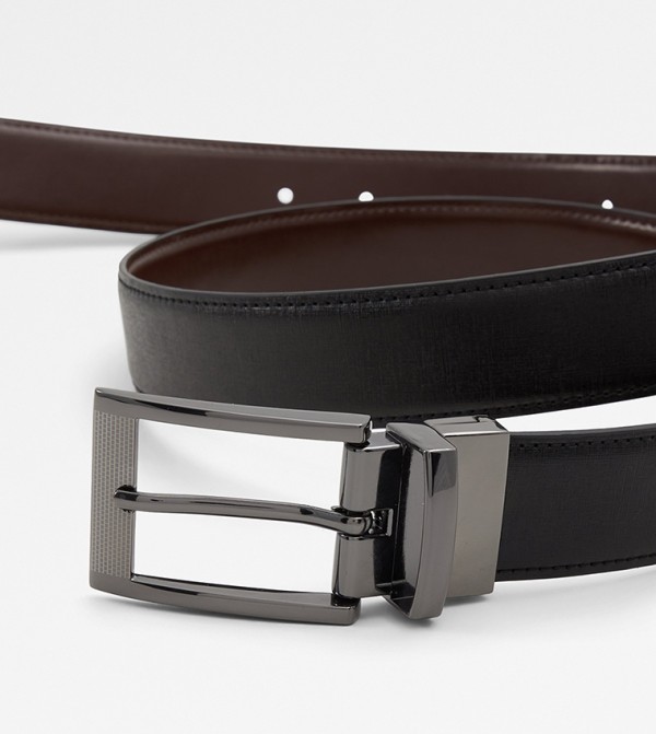 Aldo Accessories  Belts - Black Leather Belts