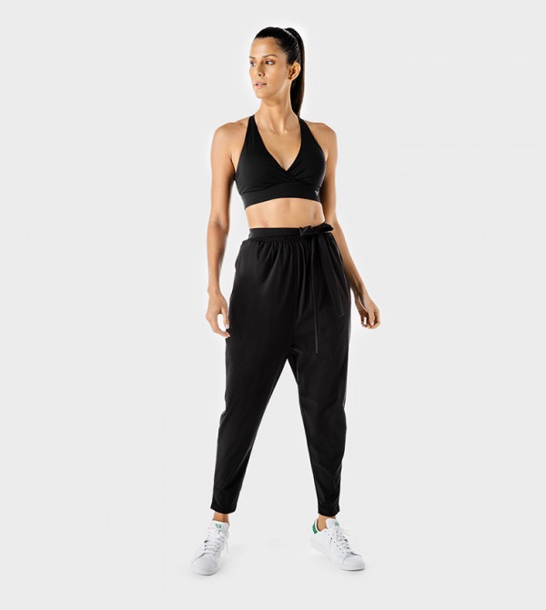 SQUATWOLF Sportswear - Black Track Pants/Joggers