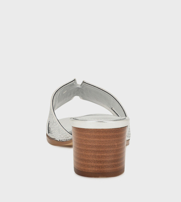 Nine West Nine West - Silver Block Heels