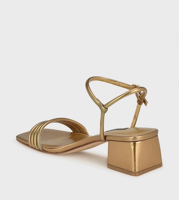 ناين وست ناين وست - بني  Block Heels