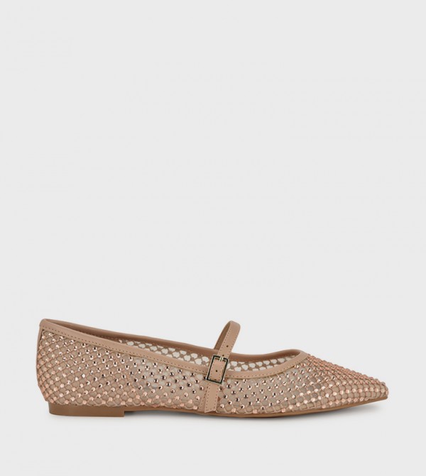 Nine West  Mary Janes - Nude Mary Janes