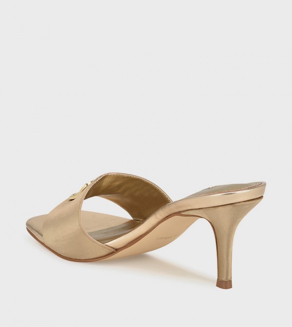 ناين وست ناين وست - بني Heeled Sandals