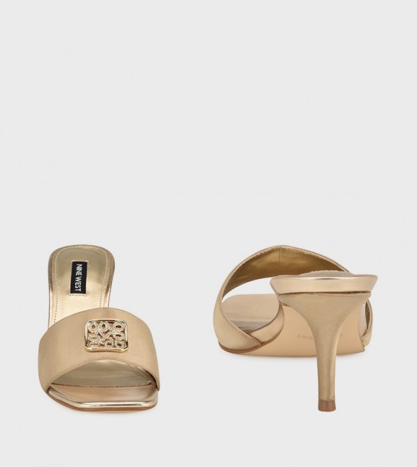 ناين وست ناين وست - بني Heeled Sandals