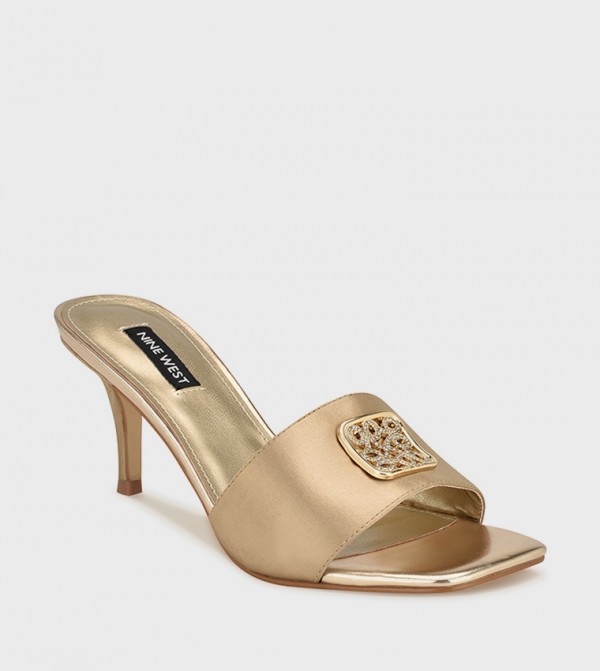 ناين وست ناين وست - بني Heeled Sandals