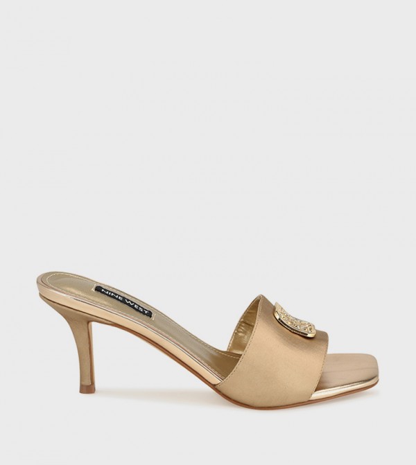 ناين وست ناين وست - بني Heeled Sandals