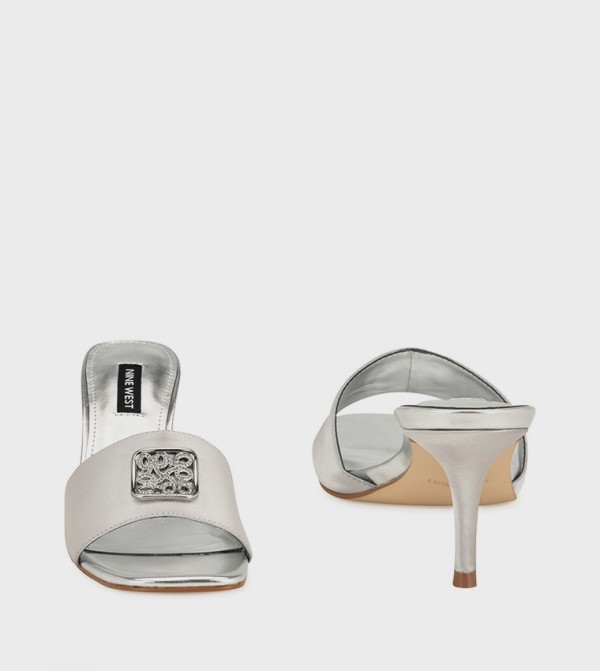 ناين وست ناين وست - فضي Heeled Sandals