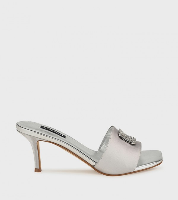 ناين وست ناين وست - فضي Heeled Sandals
