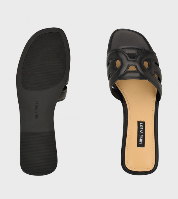 Nine West Nine West - Black Flat Sandals